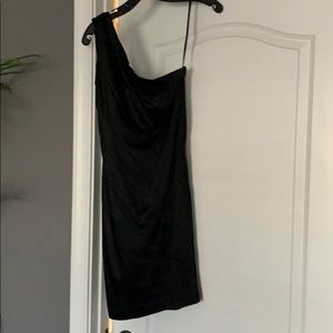 One shoulder cocktail dress